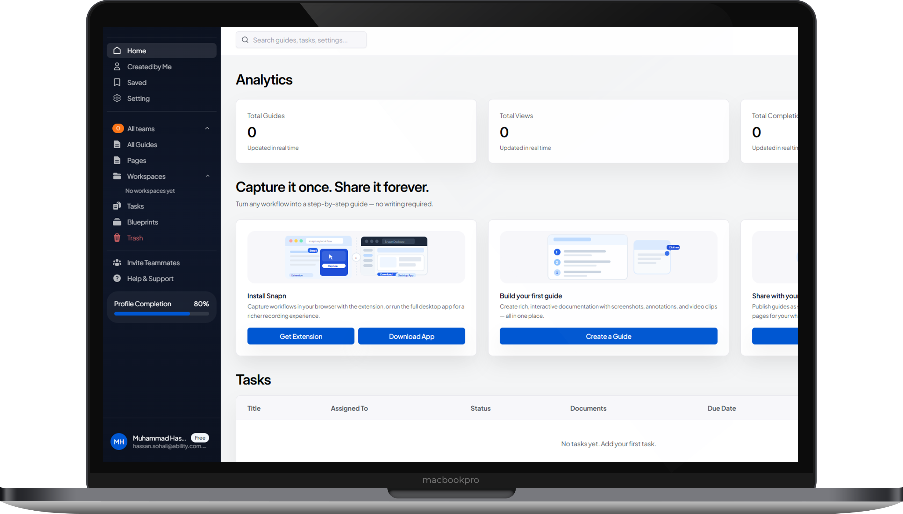 Workflow Automation Dashboard