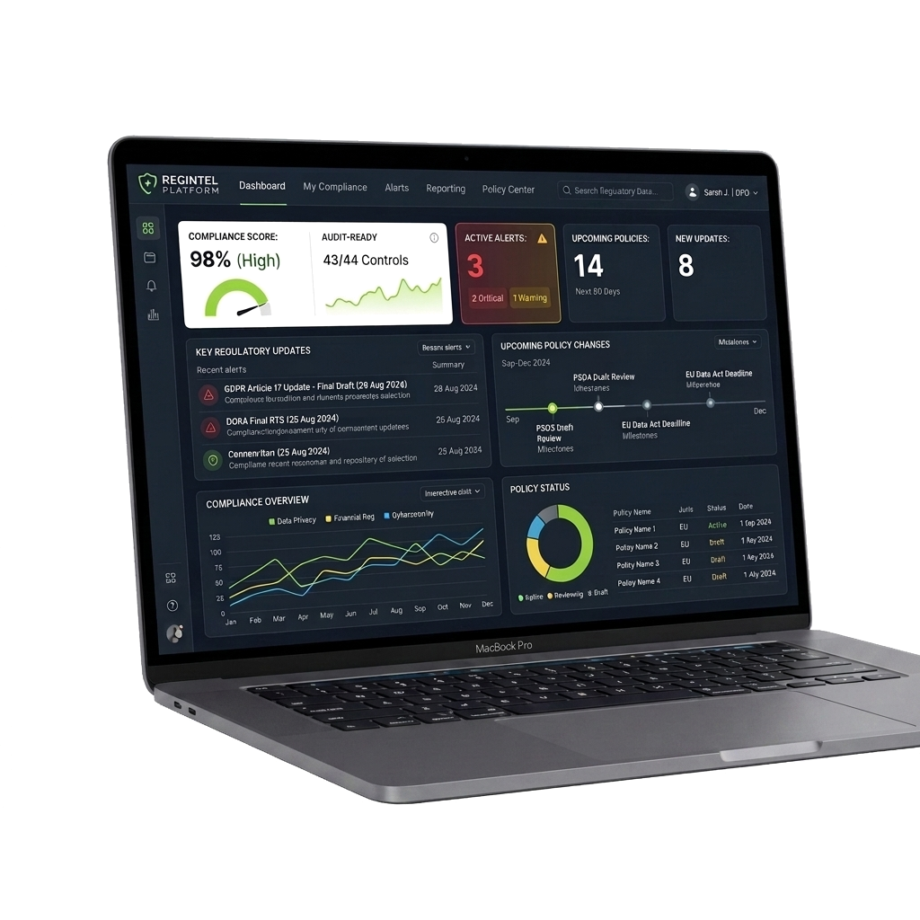 RegIntel Platform Dashboard